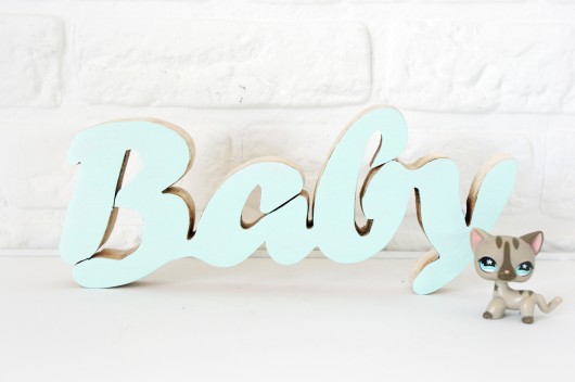 BABY - typografia z palety Any THING