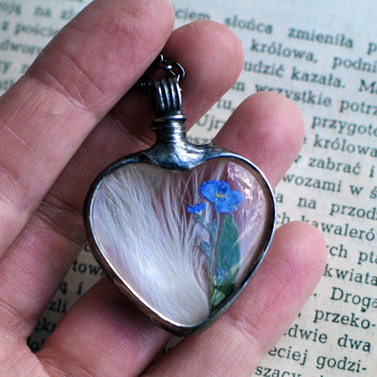 wisiory Sierść psa, kotka w naszyjniku, pamiątka