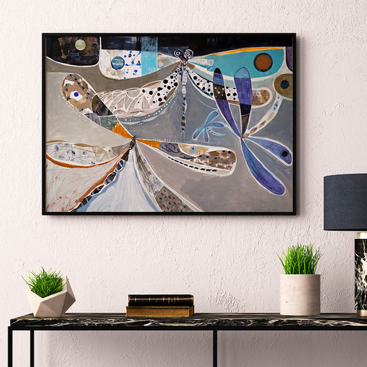 Plakat 100x70 cm - Ważki Gabriela Krawczyk