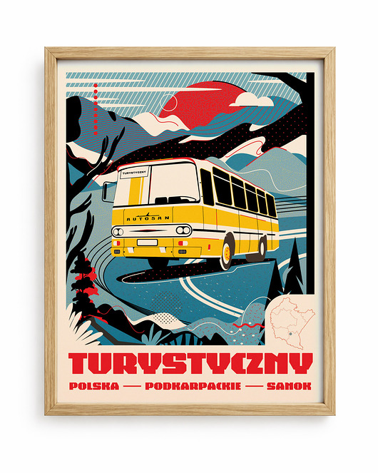 plakaty Plakat Turystyczny - Autosan
