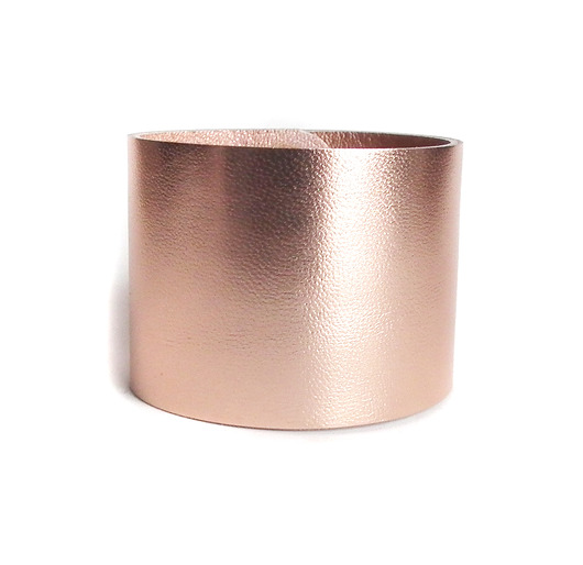 Bransoleta skórzana rose gold mankiet Mikashka