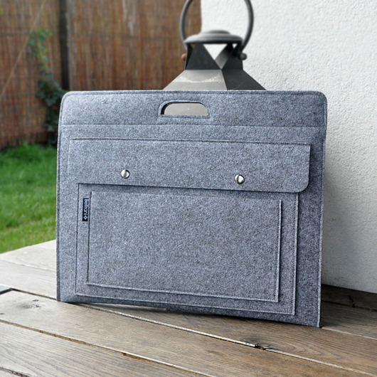 torebki różne Teczka na format A3 - szara