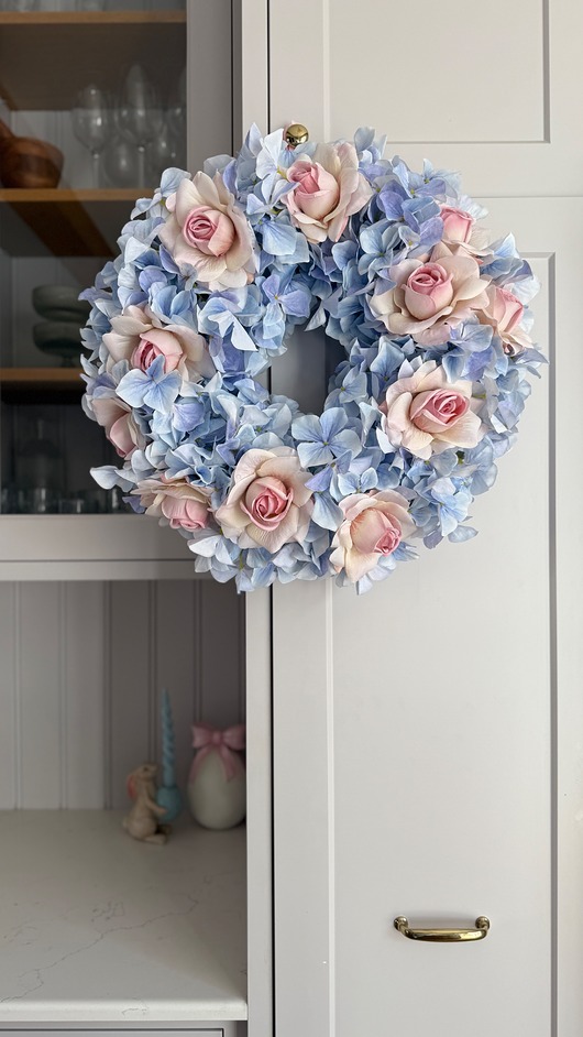 wianki SZTUCZNY Wianek na drzwi - ok.50cm