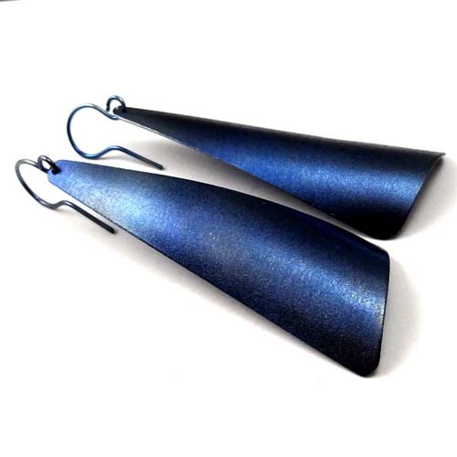 kolczyki wire wrapping stalowe chlodne tytany