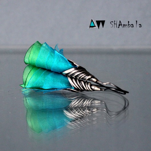 kolczyki wire wrapping kolczyki PAGUDPUT