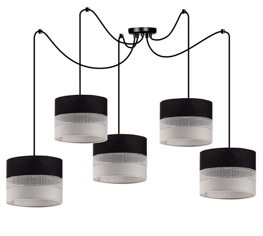 lampy wiszące Lampa Wisząca Spider Cristal Diamond Glamour