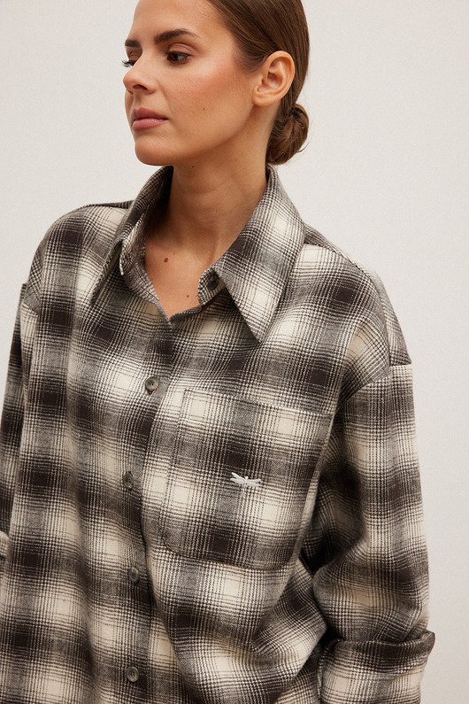 koszule damskie Koszula w kratę celine