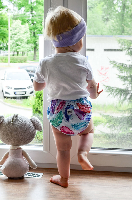 body i śpiochy niemowlęce Bloomersy Kolorowe piórka