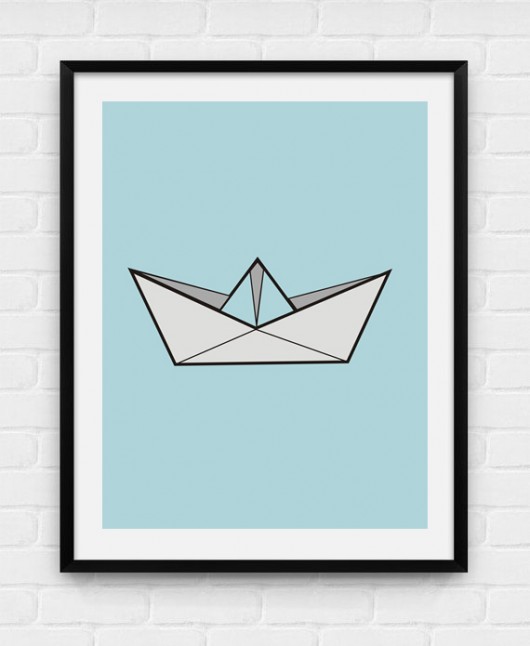 POSTER -  Statek - 30x40 cm KOKO by HOKO