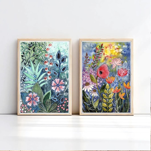 grafiki i ilustracje Zestaw 2 prac