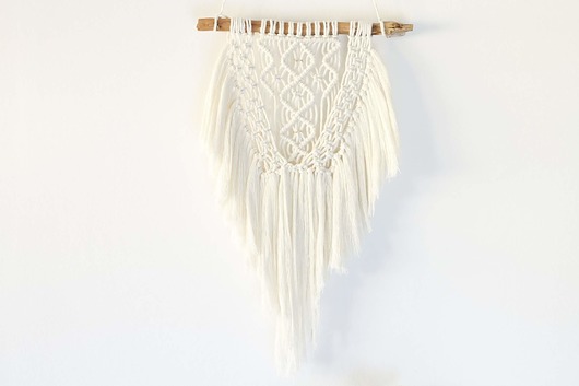 Makrama BOHO ozdoba na ścianę macrame SisFox