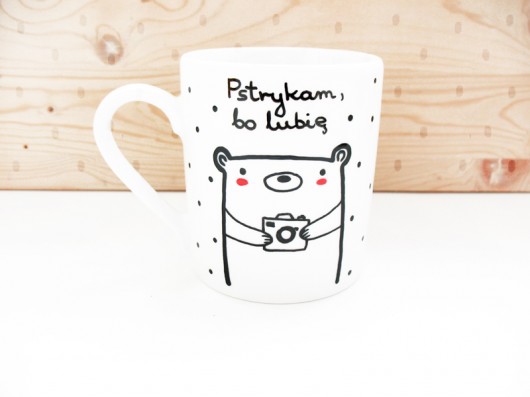 Pstrykam, bo lubię - kubek porcelanowy miamilu