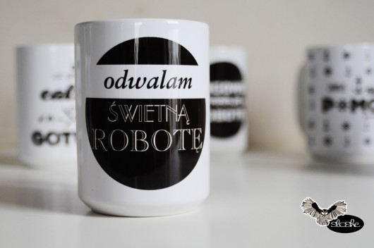 Odwalam świetną robotę, kubek 450ml Sowia Aleja