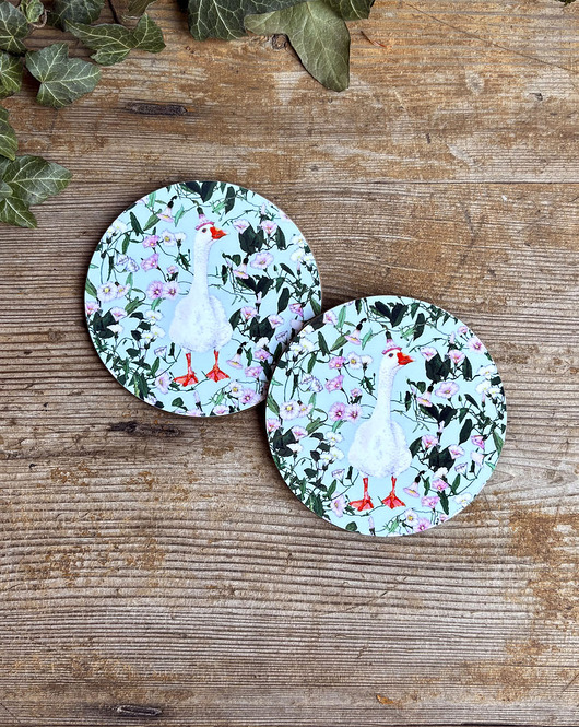 podkładki do kuchni Podkładki pod kubek- Gąska- Goose- Cup coasters