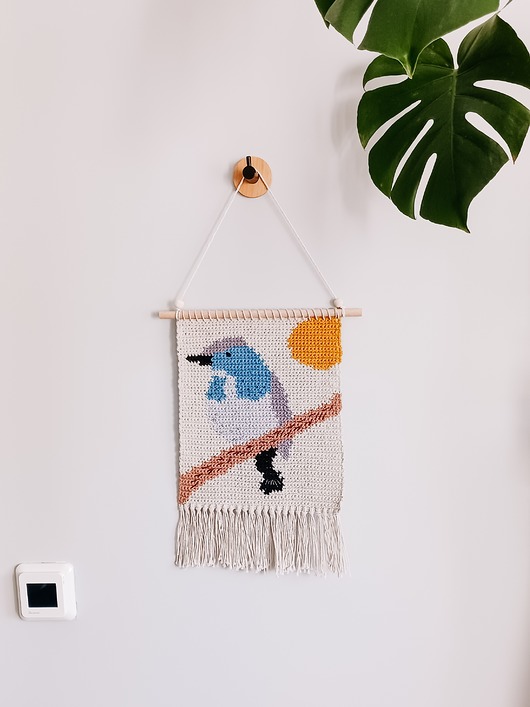 makramy Makatka z muchołówką