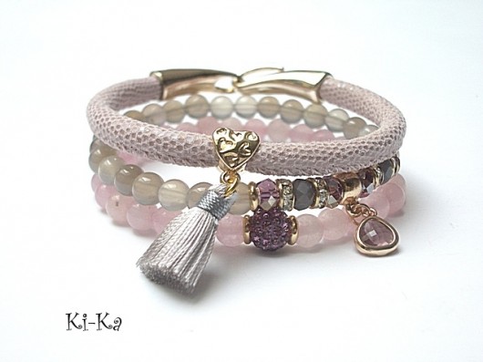 Rich boho - pink /09.10.15/ set  KiKa pracownia
