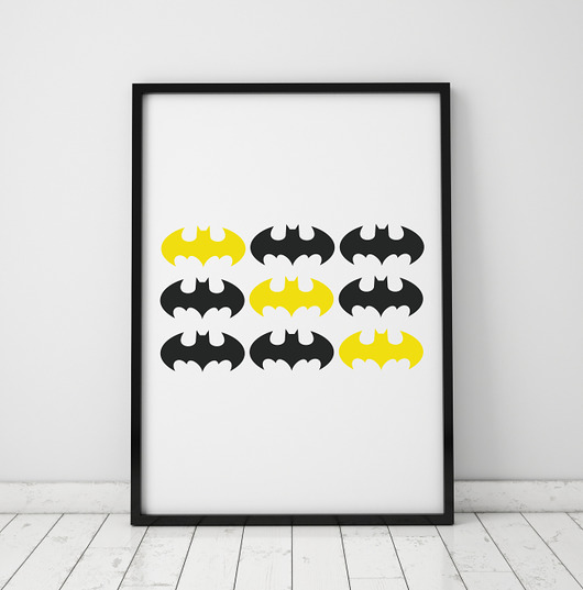 PLAKAT,OBRAZEK LOGO Batman Dekoracjan