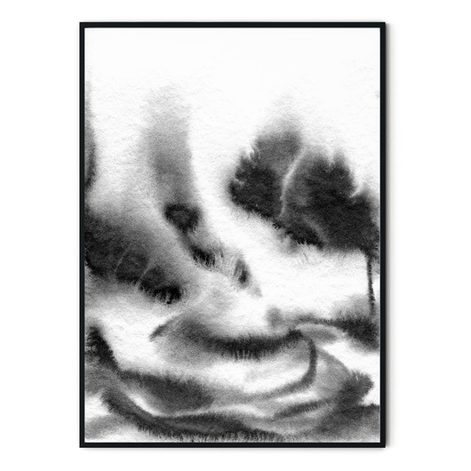 Plakat skandynawski B&W Ombre no. 6 myscandi
