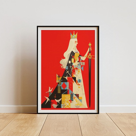 plakaty Plakat - Queen of hearts