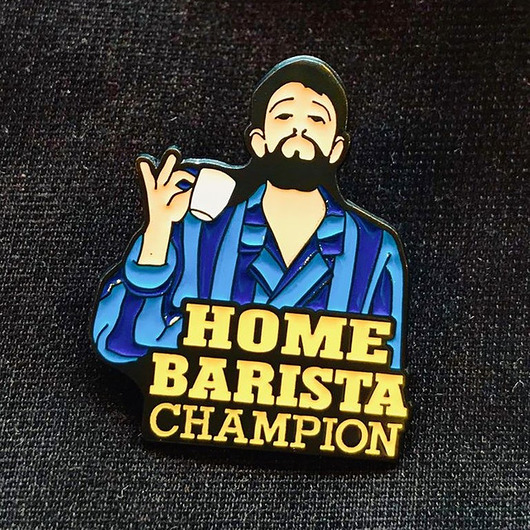 przypinki Pin HOME BARISTA CHAMPION