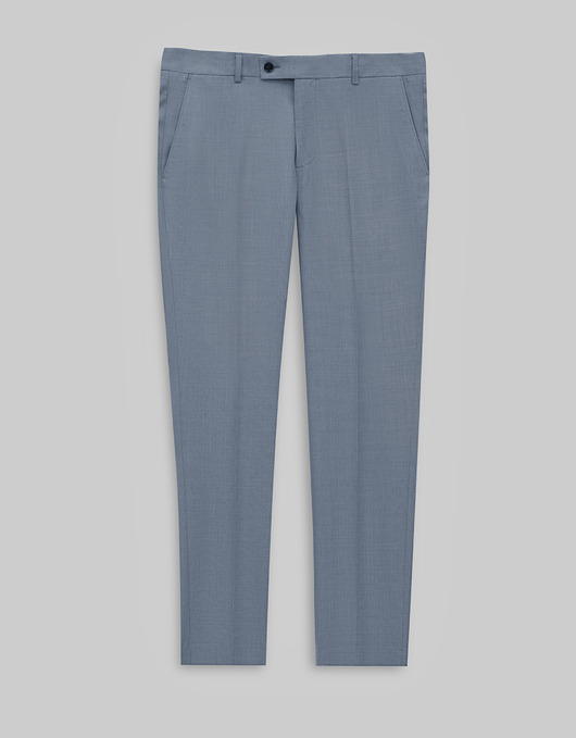 spodnie męskie Spodnie do zestawu Olmedo błękit slim fit