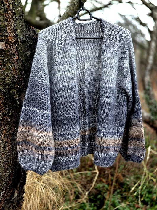 swetry damskie Balloon sweater grey