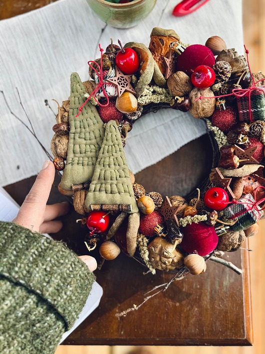 wianki Wianek Choinka Zielona