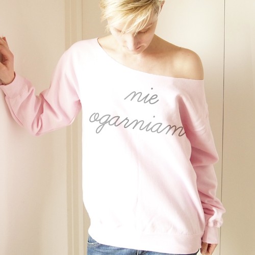 Nie ogarniam Jasnoróżowa gruba Z ONE MUG A DAY