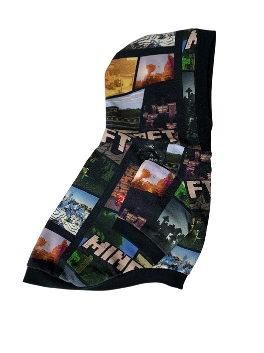 ubranka dla zwierząt Bluza dla psa z kapturem MINECRAFT rozmiar S