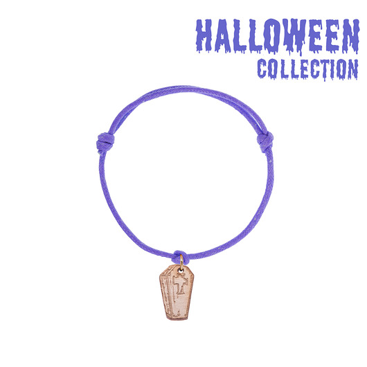 Bransoletka - Coffin Halloween STREET WOOD