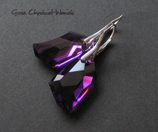 Fioletowy kryształ Swarovski Gosia Chruściel-Waniek