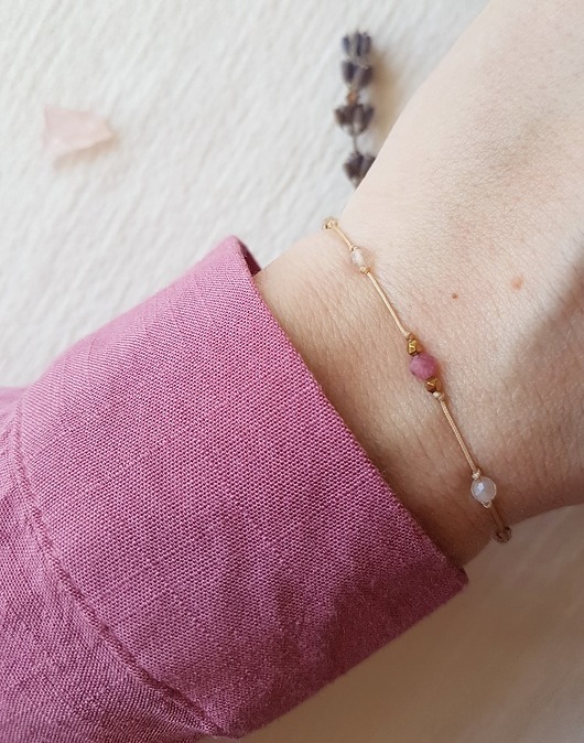 bransoletki z kamieni naturalnych Bransoletka Znaki Zodiaku - Rak