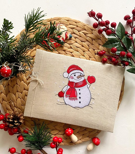 notatniki i albumy Bałwan śnieżny -album świąteczny