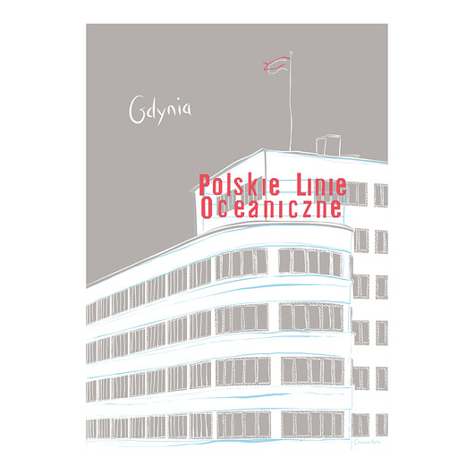 plakaty Plakat Gdynia Polskie Linie Oceaniczne