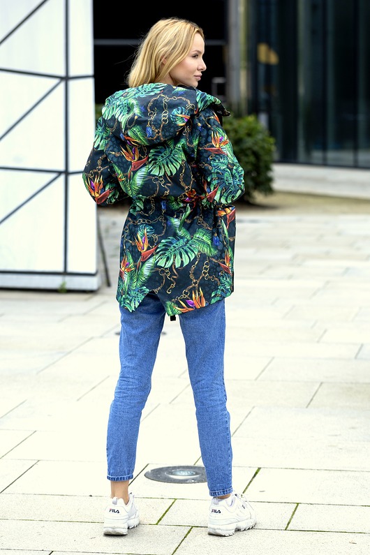 płaszcze damskie Ciepła kurtka parka