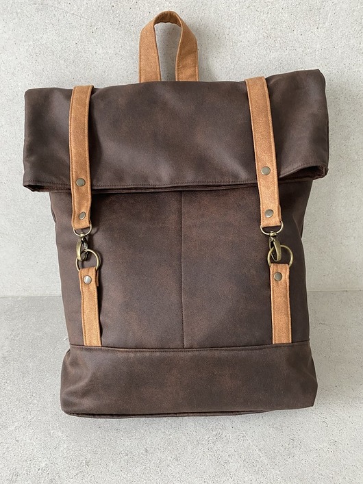 plecaki Plecak  włóczykija - brąz, cynamon