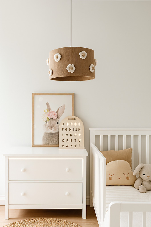 lampy do pokoju dziecka Lampa wisząca w stokrotki