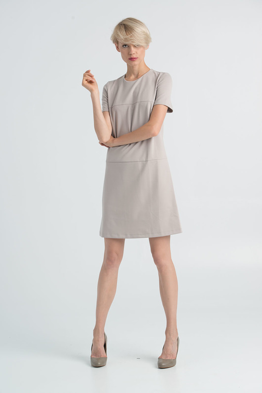 Sukienka MINIMAL BEIGE BONJOUR and KISS