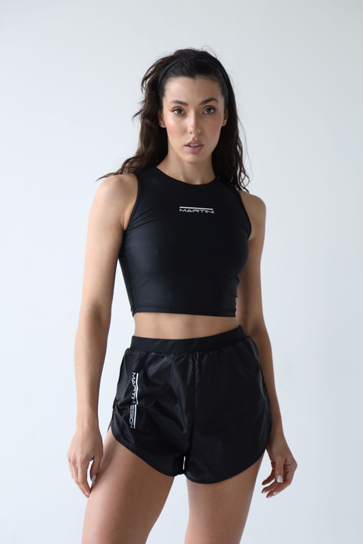 topy damskie Crop top Fast - Move. Krótka koszulka treningowa