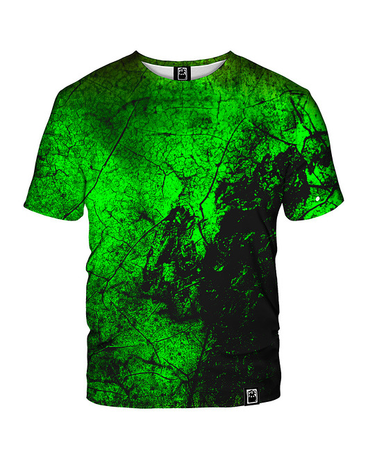 t-shirty męskie Męski T-shirt DR.CROW Green Wall
