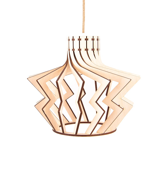 Lampa wisząca drewniana DO SALONU NOWOCZESNA smxdsgn