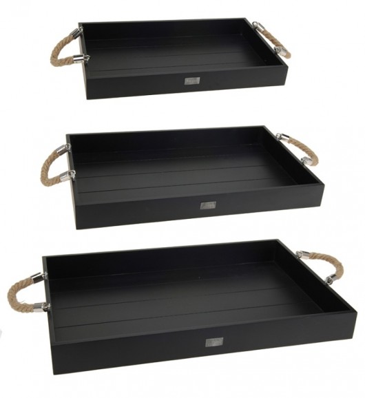 Taca Marina 3 szt.black MIA home