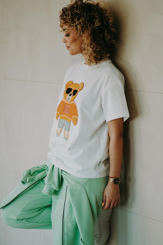 t-shirt damskie T-shirt oversize Barry Teddy dla mamy