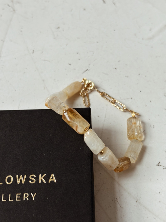 bransoletki z kamieni naturalnych Bransoletka  Cytryn