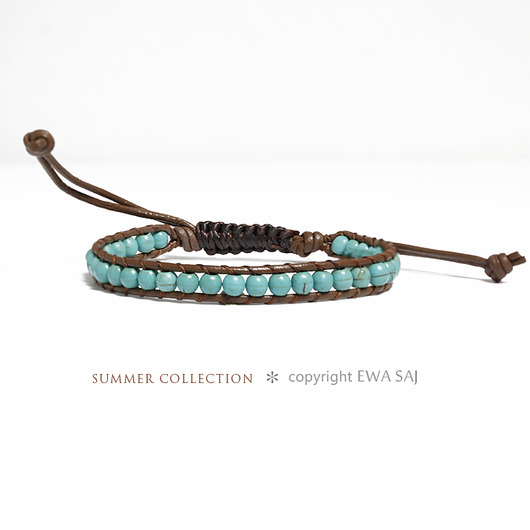 bransoletki z kamieni naturalnych MAYA BEACH- summer collection