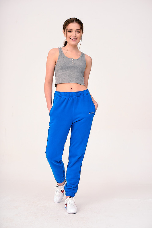 spodnie dresowe damskie Pants Blue