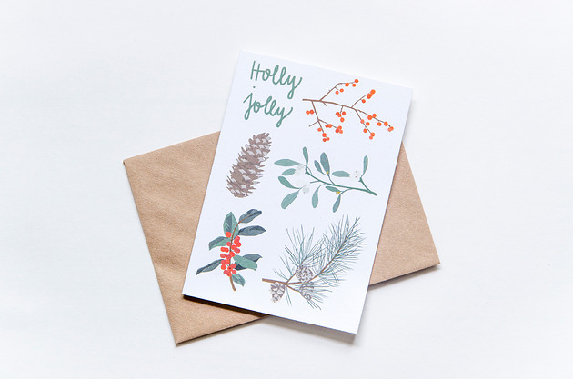 Kartka Holly Jolly Natke Design