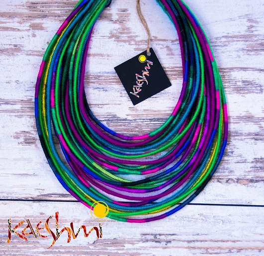 JUICY - naszyjnik etniczny, boho, folk Kaeshmi