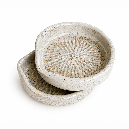 kuchnia - różne Ręcznie robiona ceramiczna tarka do czosnku