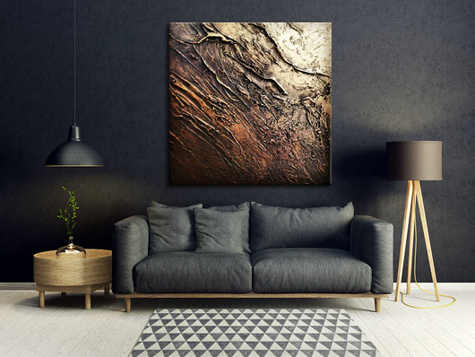 Obrazy do salonu art and texture